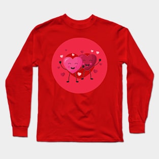 Happy Hearts Long Sleeve T-Shirt